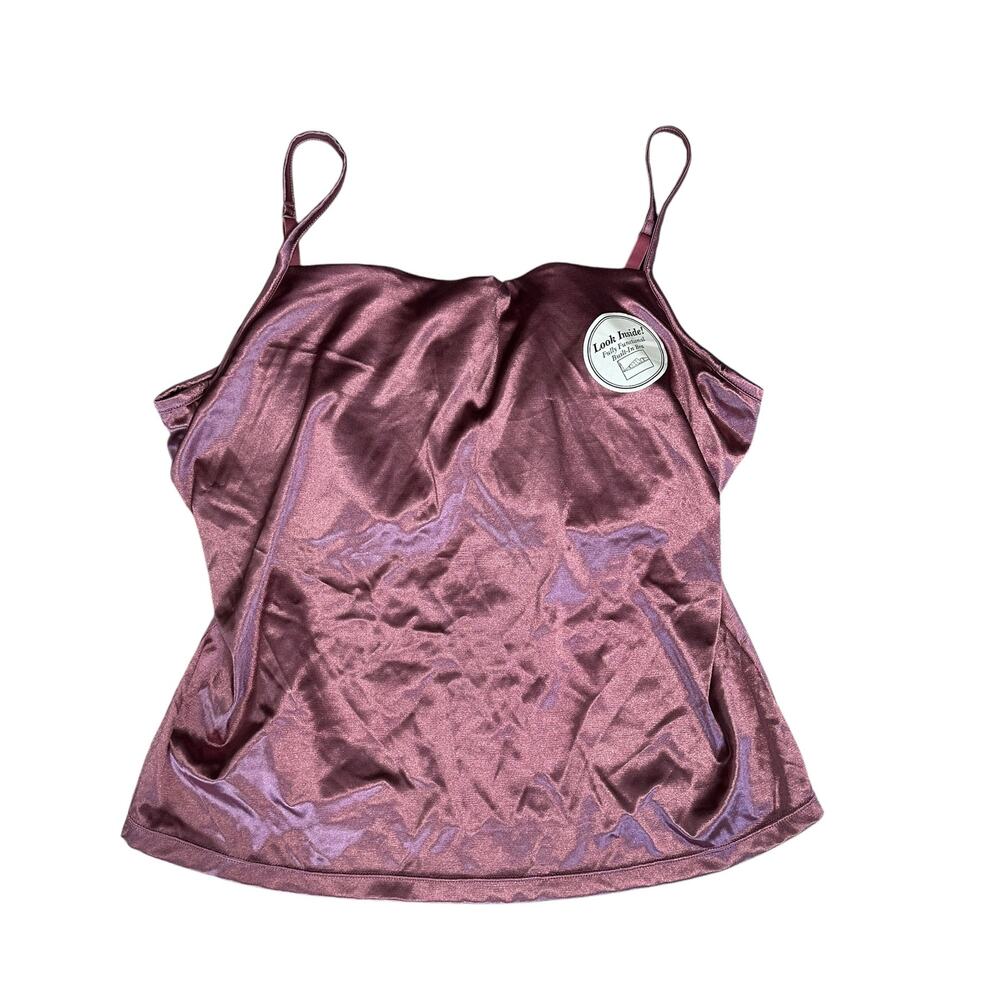 Susan Lucci Camisole Women's 42D Silky Pink Built In Bra New